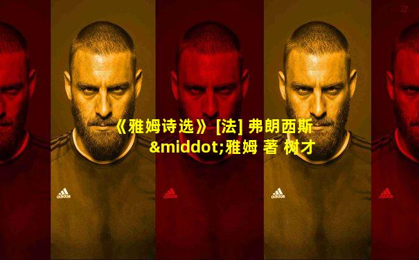 《雅姆诗选》 [法] 弗朗西斯·雅姆 著 树才 译